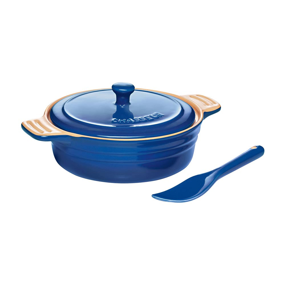 Chasseur Camembert Baker With Cheese Spreader Blue - House