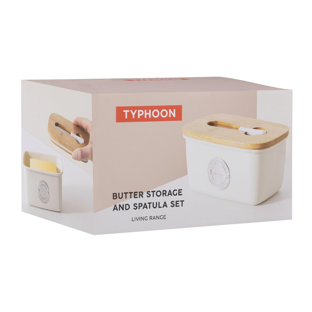 Typhoon Living Butter Dish 650ml Cream
