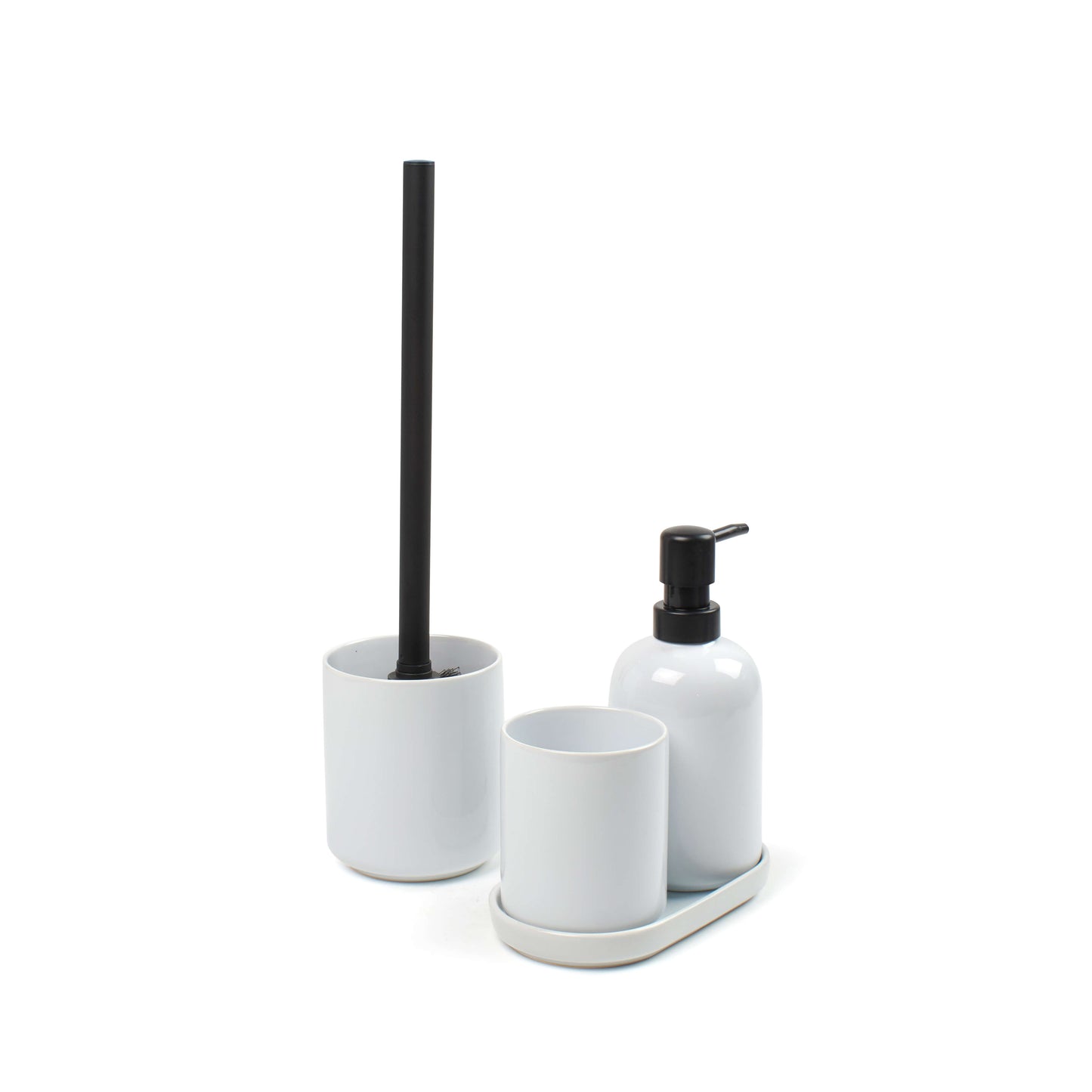 Salt & Pepper Hepburn Tumbler White