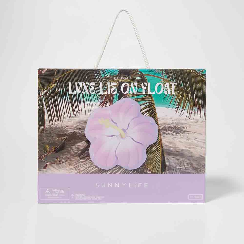 SUNNYLiFE Luxe Lie-On Float Hibiscus