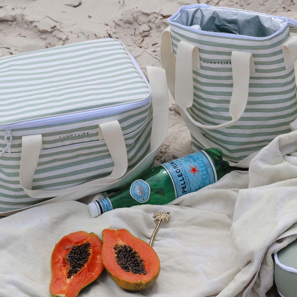 SUNNYLiFE Light Cooler Drinks Bag green