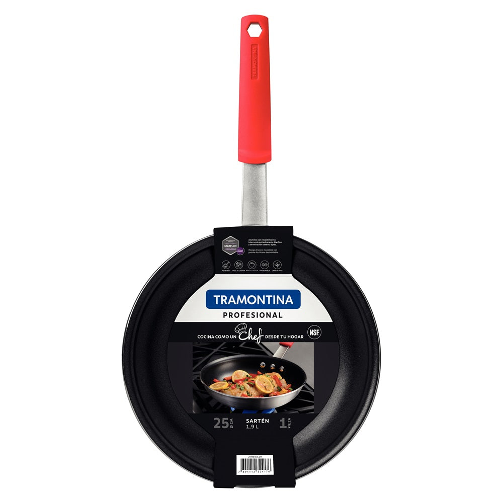 Tramontina Professional Aluminum Nonstick Restaurant Fry Pan 25cm - House