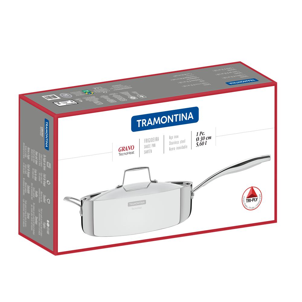 Tramontina Grano Triply Clad Stainless Steel Saute Pan 30cm 5.6L