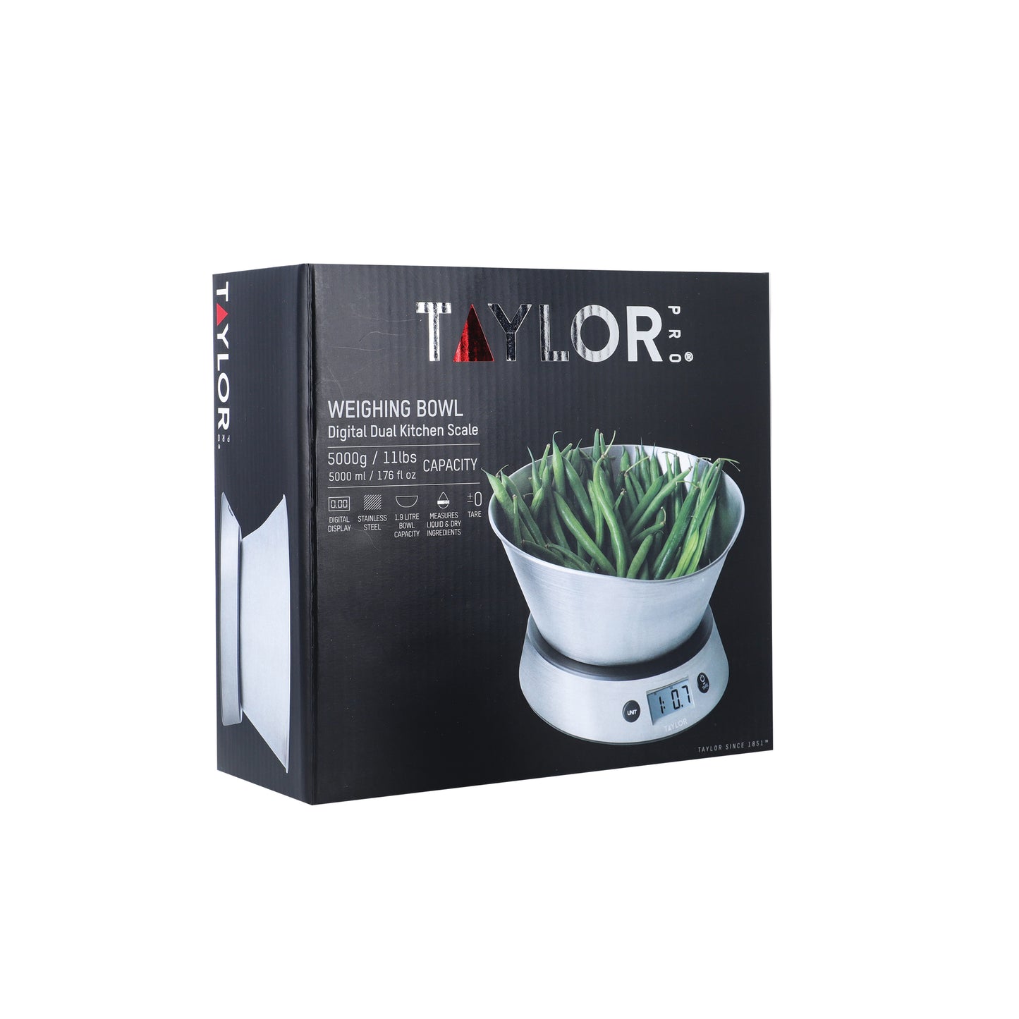 Taylor Weighting Bowl Digital Dual Kitchen Scale