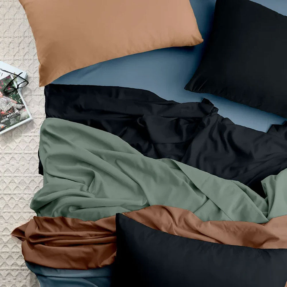 Blake & Lindsay Vintage Washed Microfibre Sheet Set
