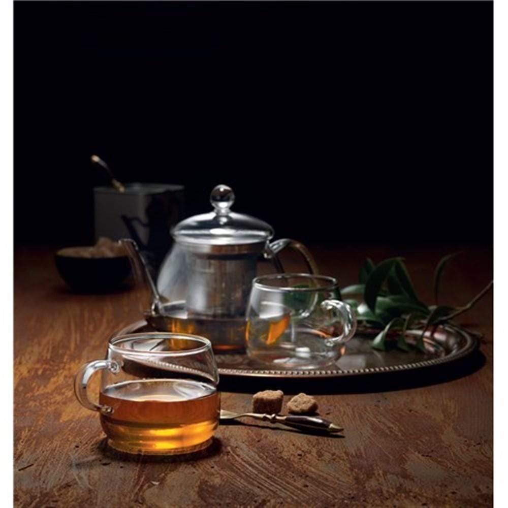 Baccarat Barista Venice Glass Tea Pot & Cup Set