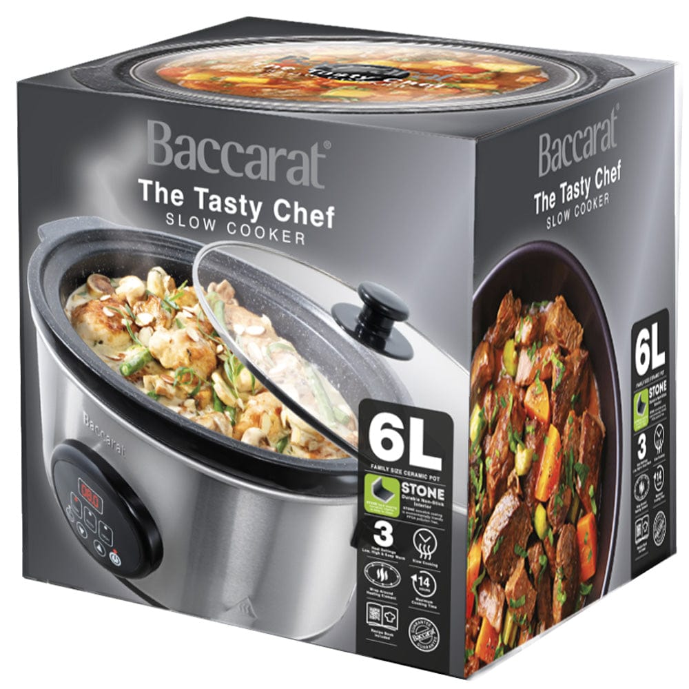 Baccarat The Tasty Chef 6L Slow Cooker at House.