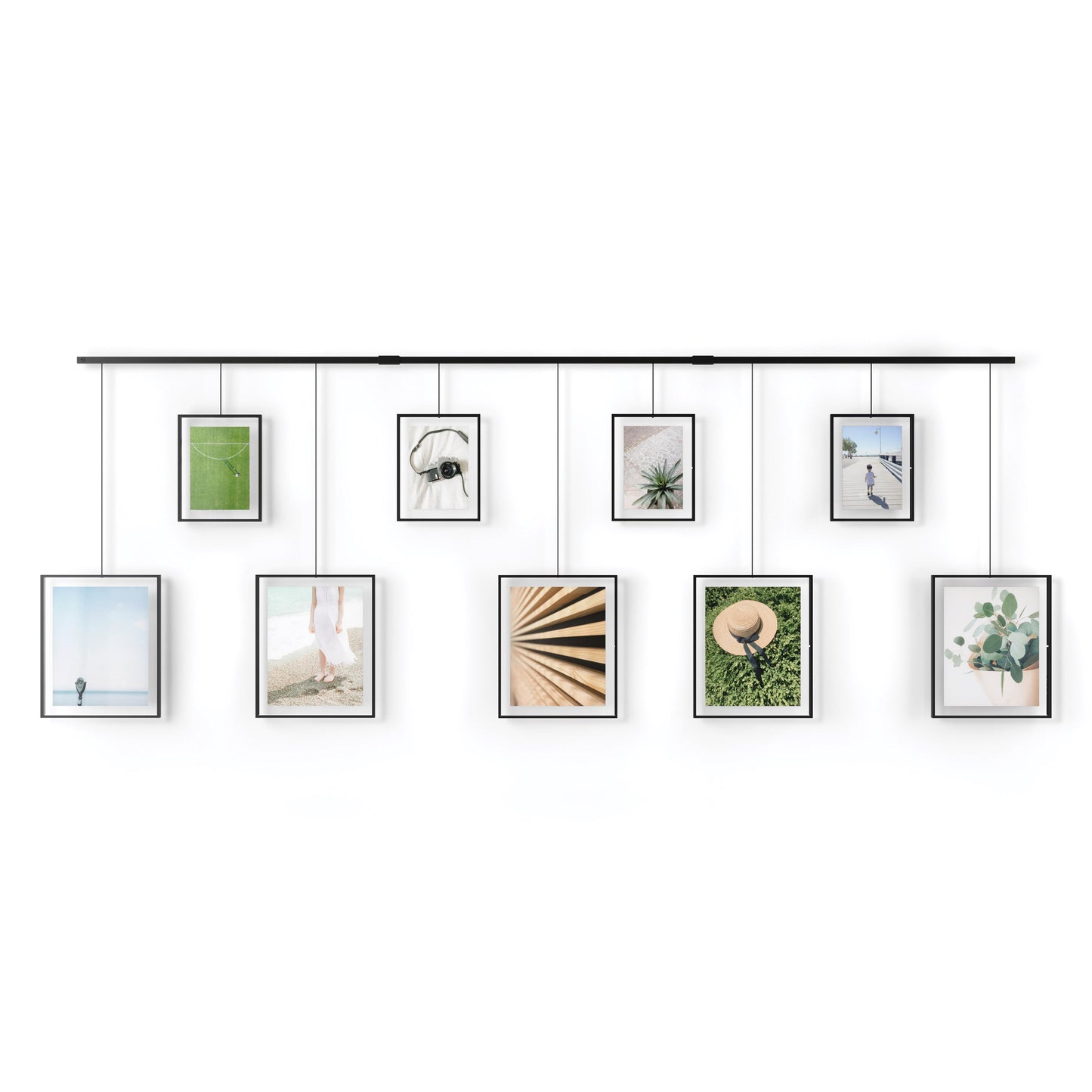 Umbra Set Of 9 Black Exhibit Frames