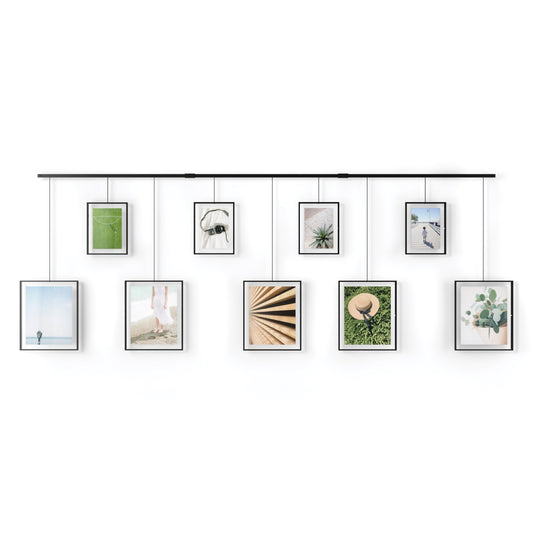 Umbra Set Of 9 Black Exhibit Frames