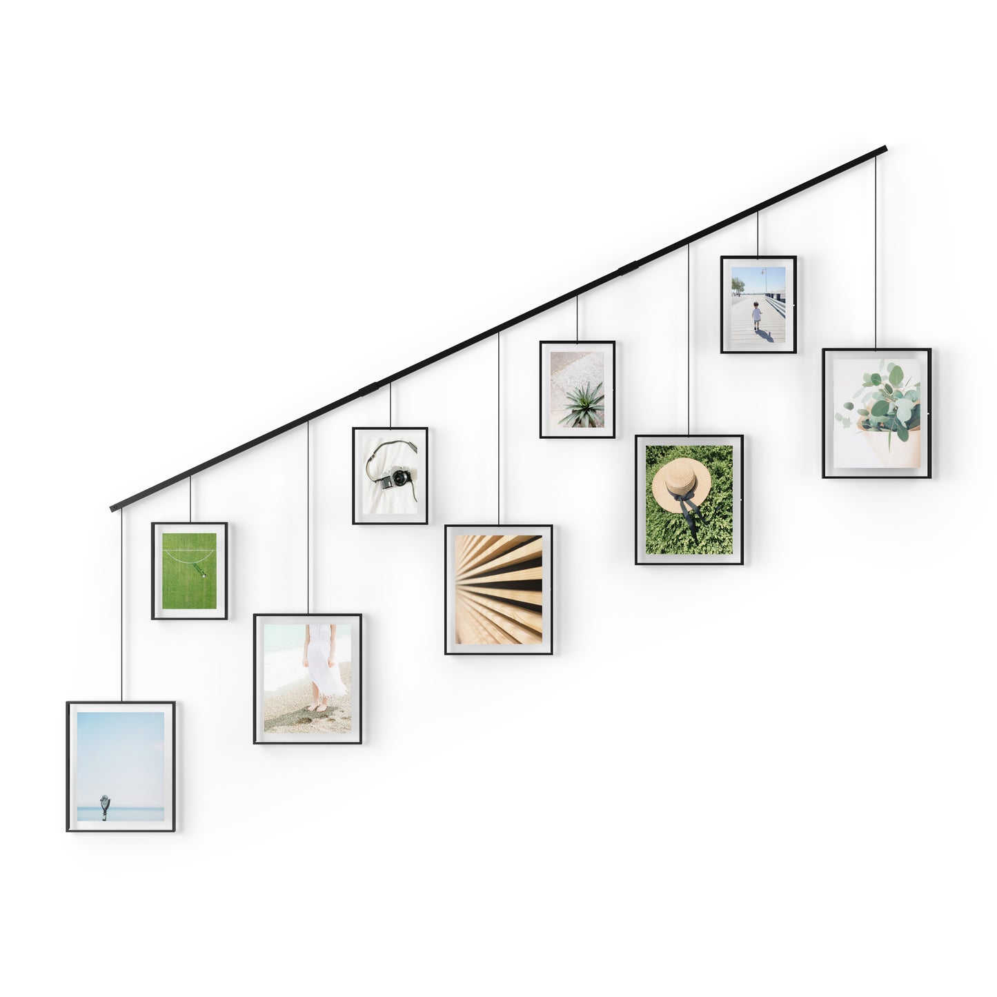 Umbra Set Of 9 Black Exhibit Frames