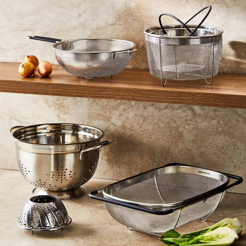 Soffritto A Series Stainless Steel Steamer Basket 24cm