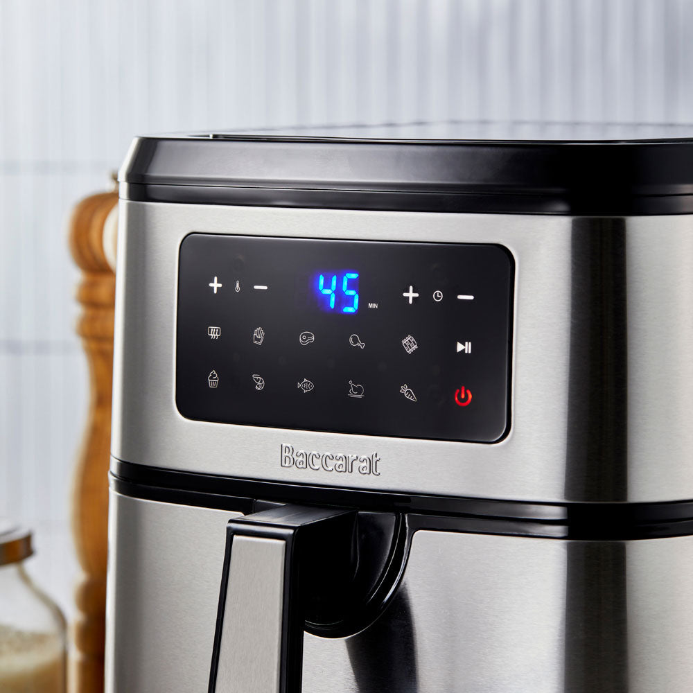 Baccarat The Healthy Fry 9L Air Fryer Silver