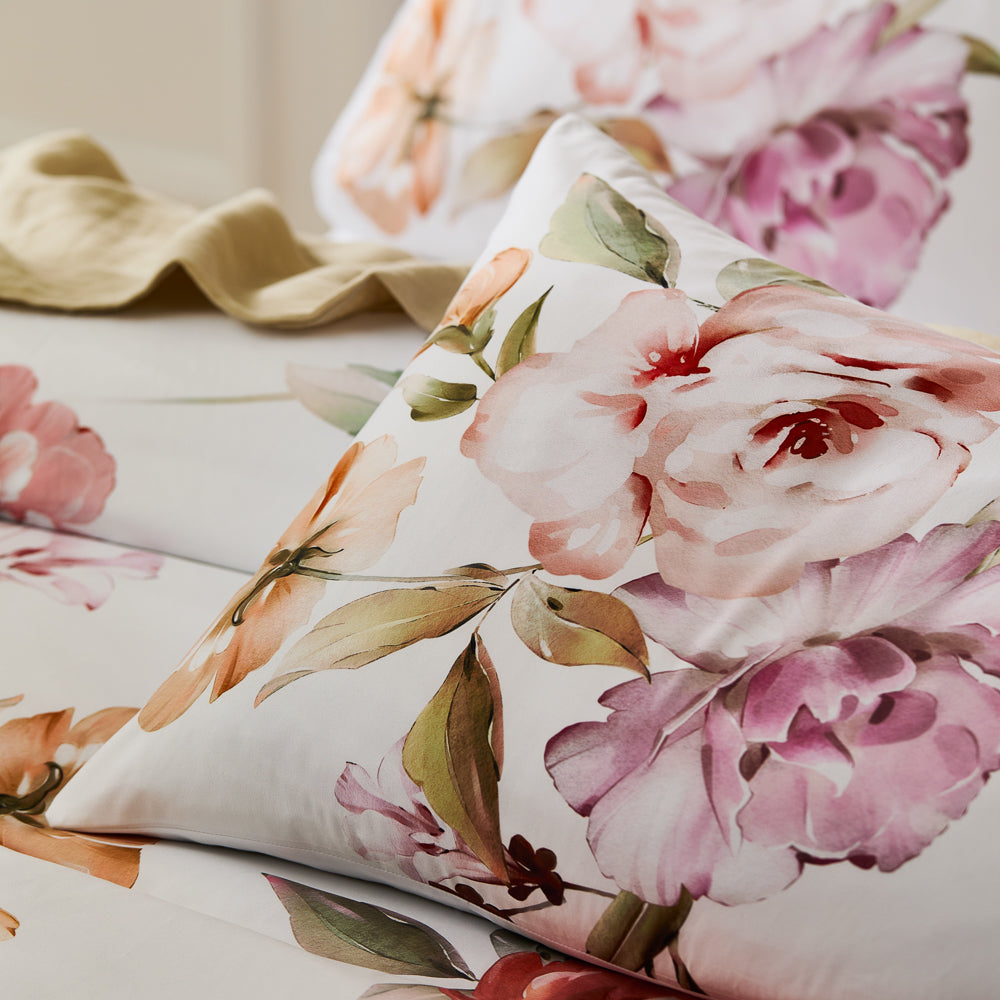 Adorn Living Rosy Quilt Cover Set