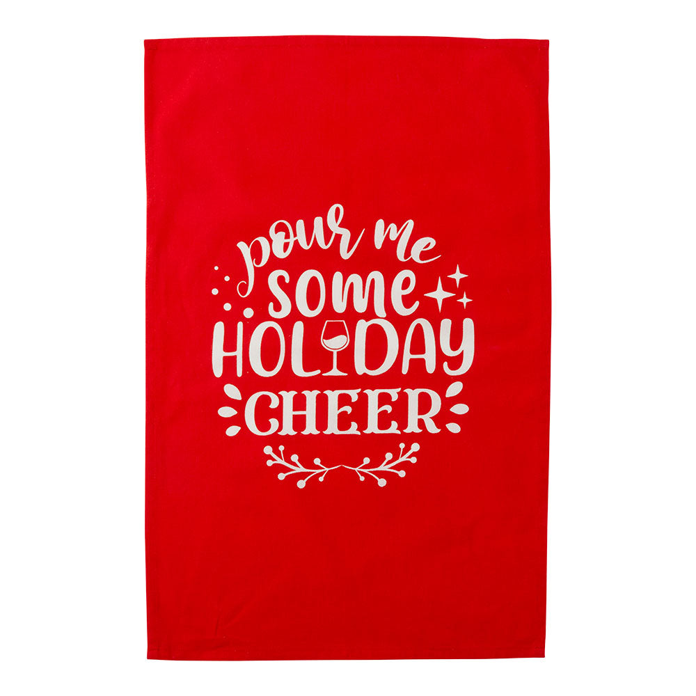 Ambrosia Santas Workshop V Tea Towel - Surprise Stocking Filler