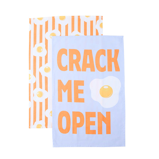 Daily Dose by Ambrosia Set of 2 Tea Towels