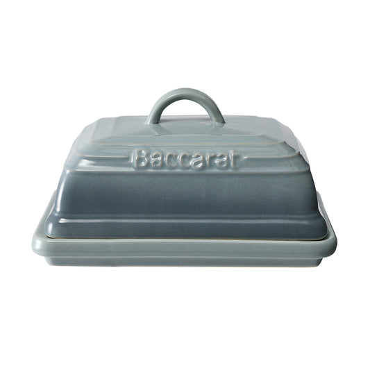 Baccarat Le Connoisseur Stoneware Butter Dish 16cm Mist