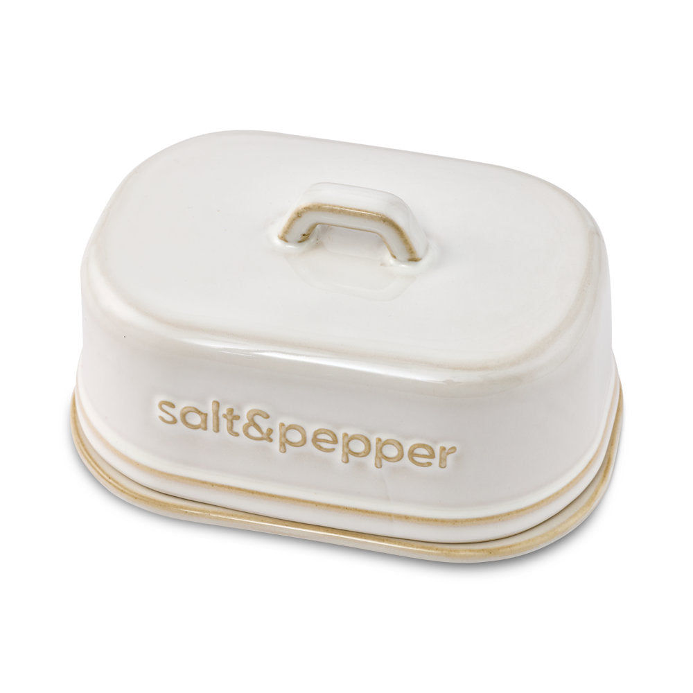 Salt & Pepper Noa Butter Dish