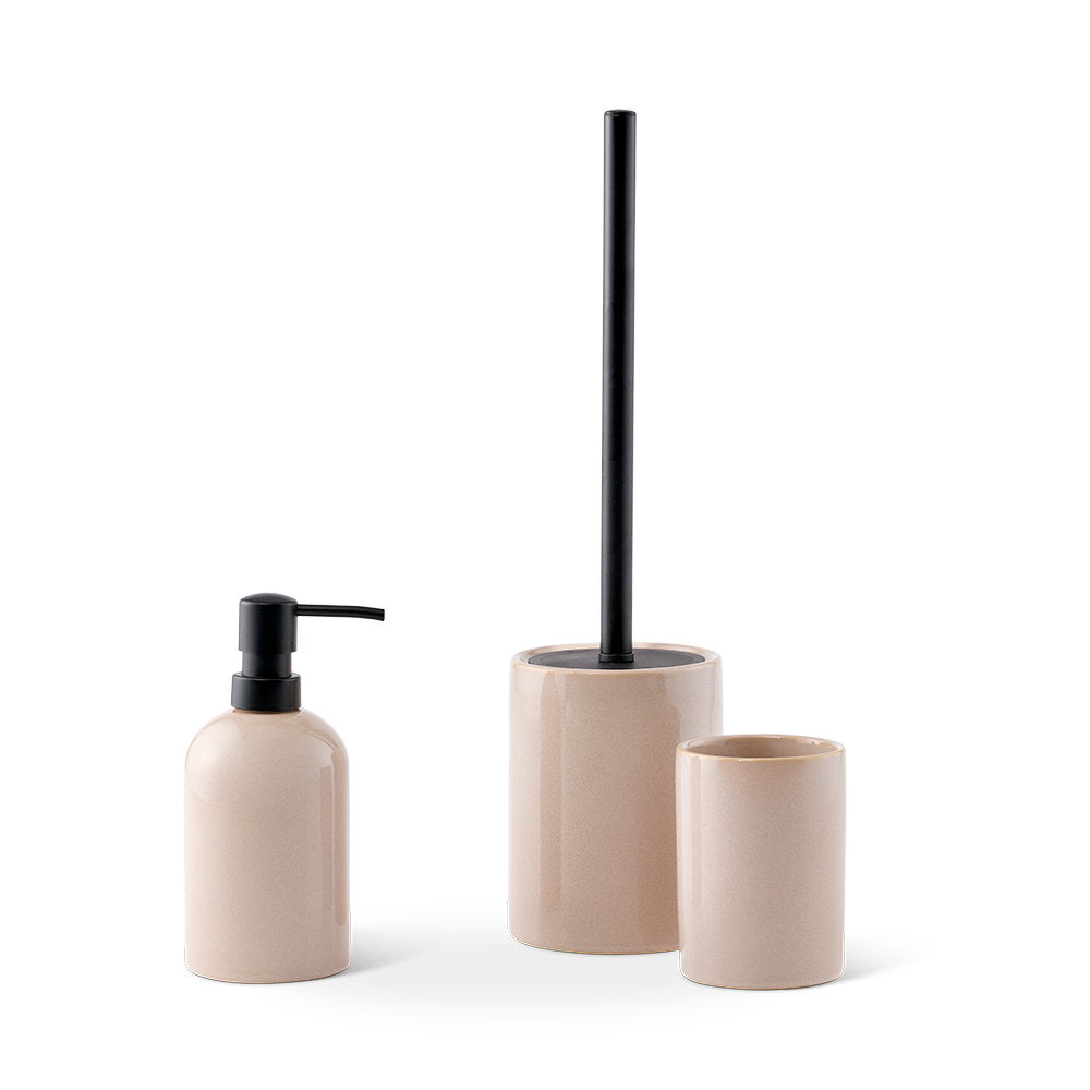 Salt & Pepper Tide 3 Piece Bathroom Set