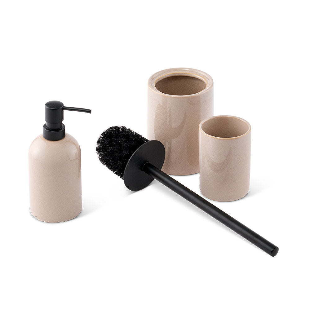 Salt & Pepper Tide 3 Piece Bathroom Set