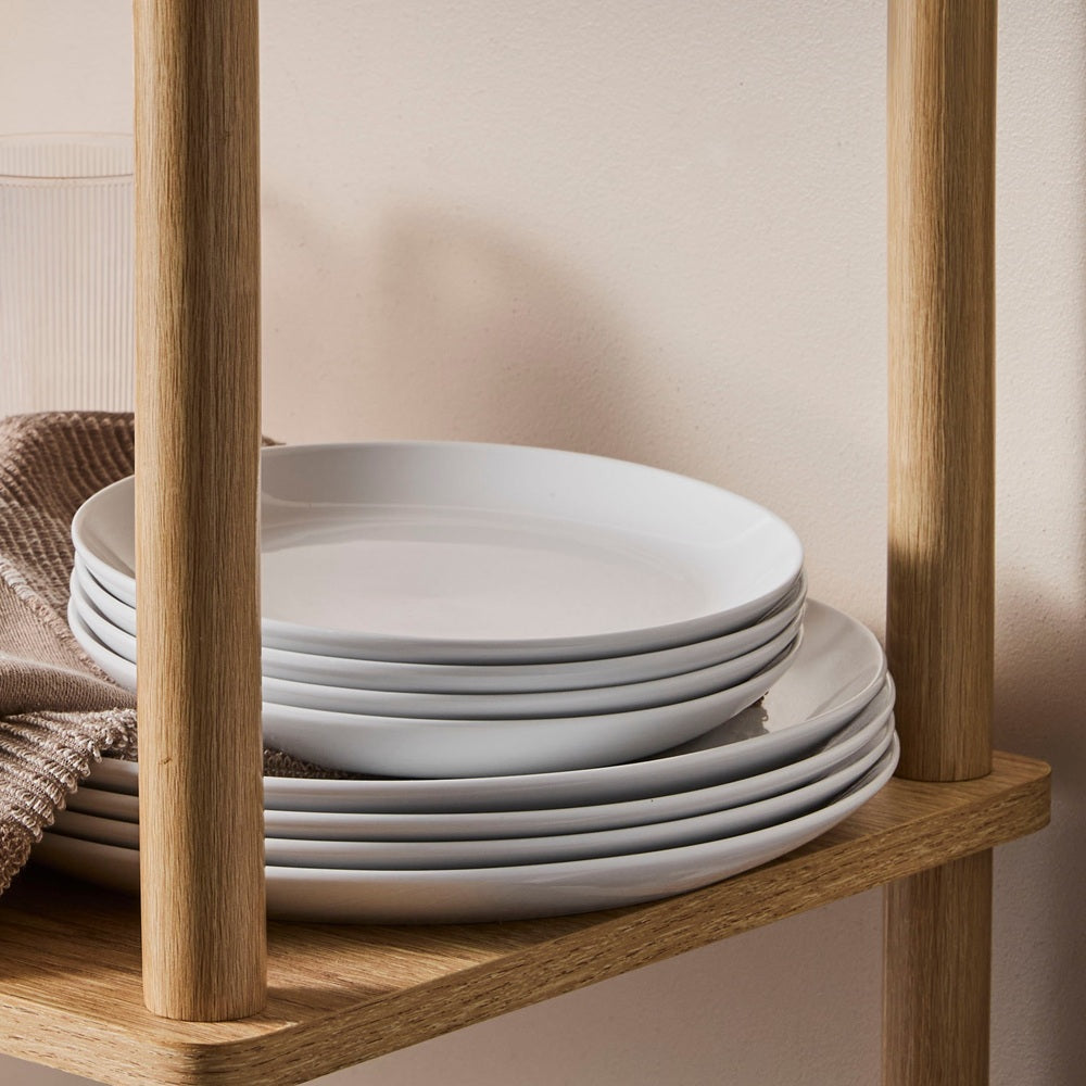 Salt & Pepper Coupe Side Plate 20cm Set of 4