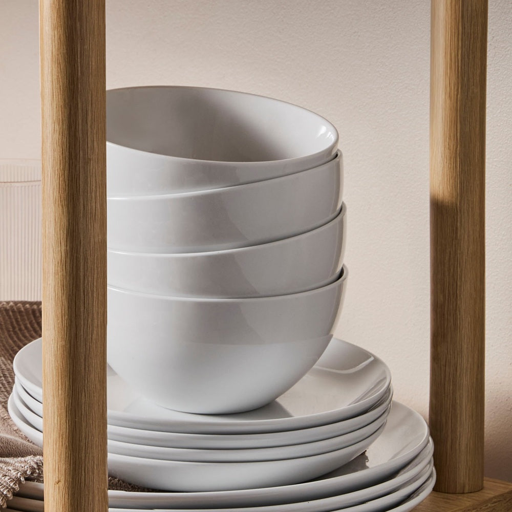 Salt & Pepper Coupe Breakfast Bowl 14cm Set of 4