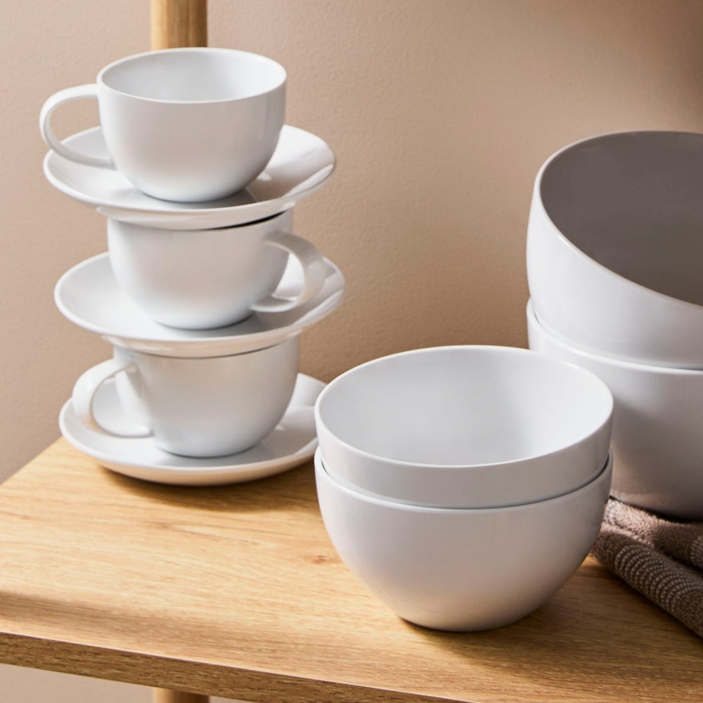 Salt & Pepper Coupe Breakfast Bowl 14cm Set of 4