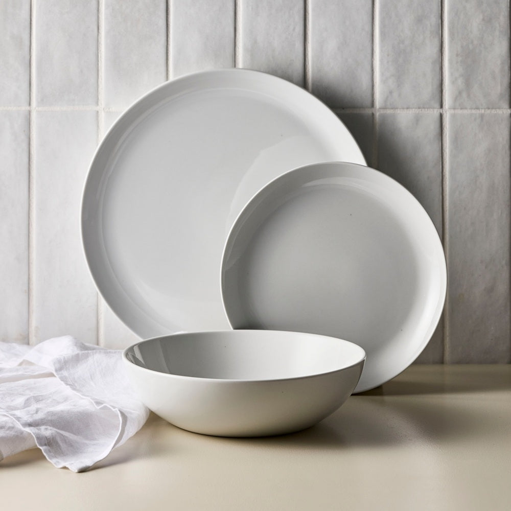 Salt & Pepper Coupe 12 Piece Dinner Set