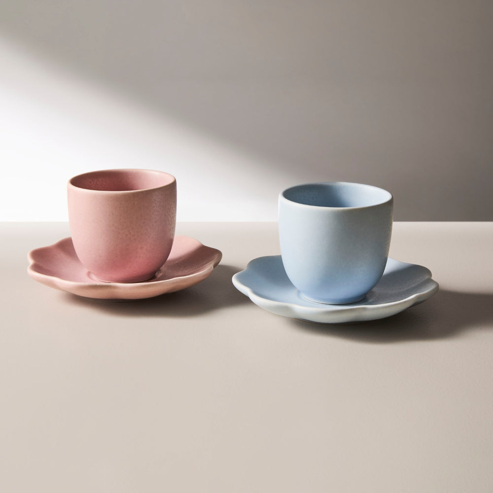 Salt & Pepper Leif Espresso Cup & Saucer Set of 2 110ml