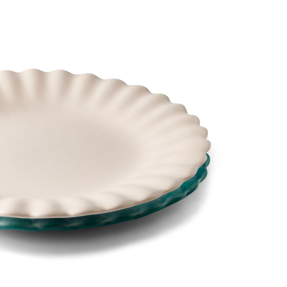 Salt & Pepper Leif Cake Plate Set of 2 20cm