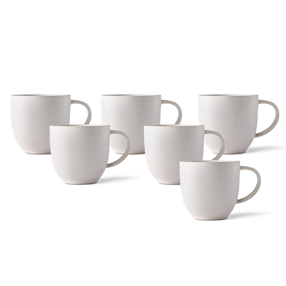 Salt & Pepper Milan Mug 380ml Set of 6