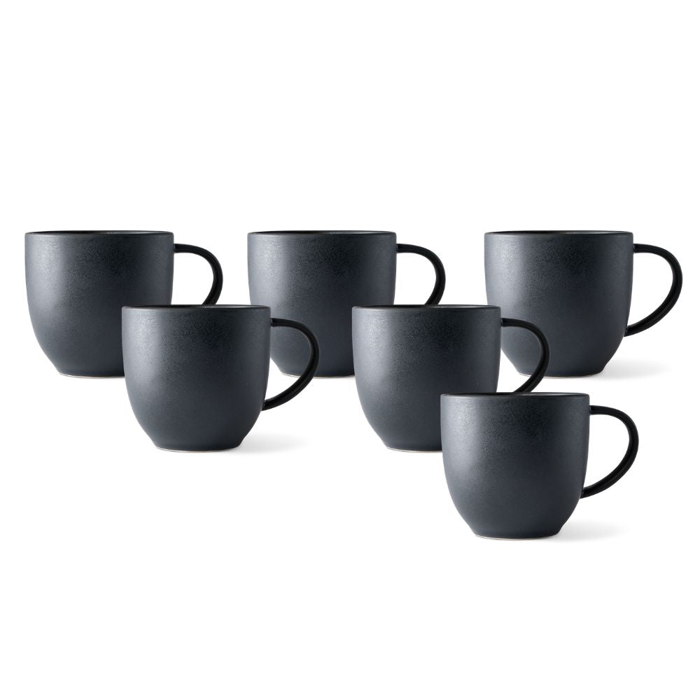 Salt & Pepper Milan Mug 380ml Set of 6