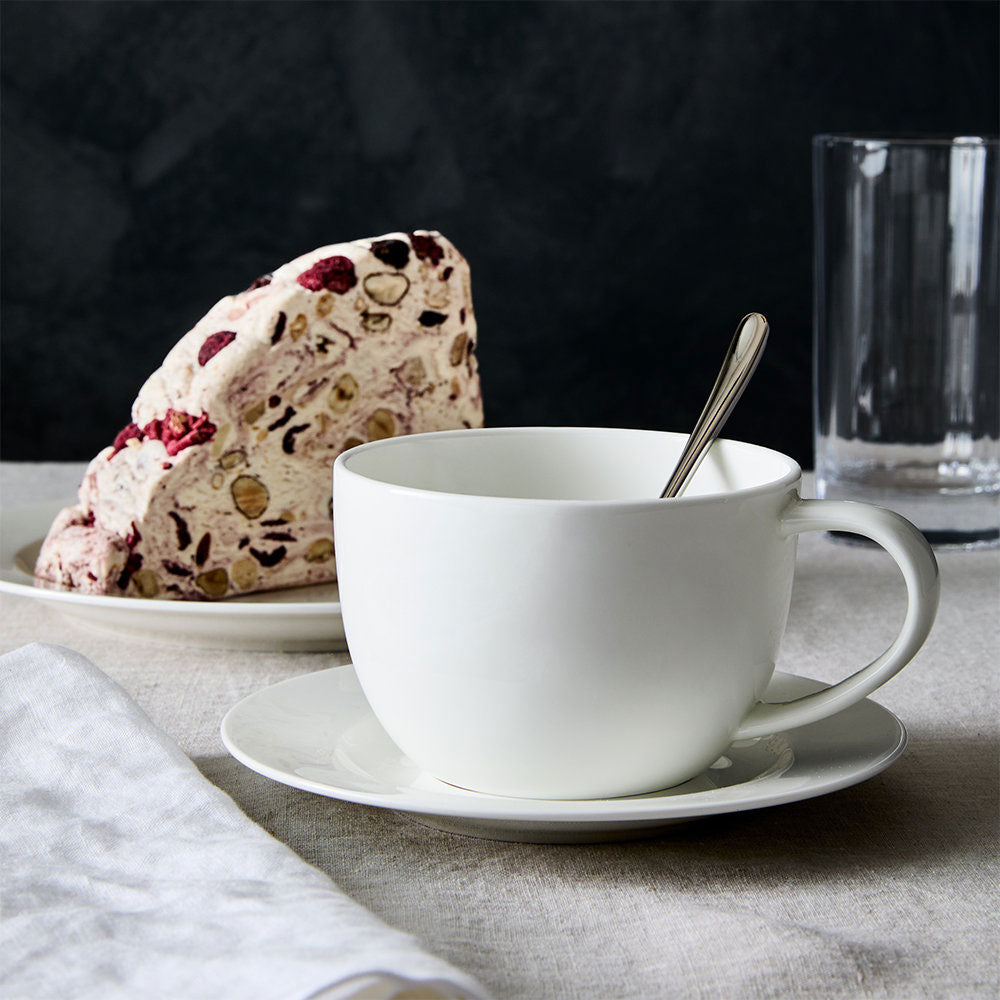 Salt & Pepper Remy Teacup & Saucer 320ml Set of 4