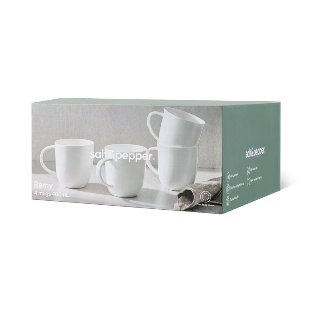 Salt & Pepper Remy Mug 400ml Set of 4