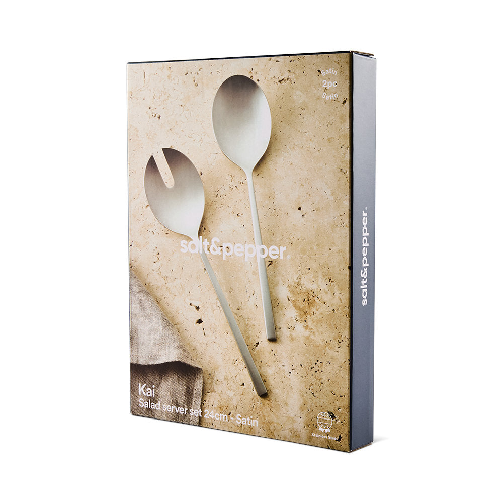 Salt & Pepper Kai Salad Servers 2 Piece