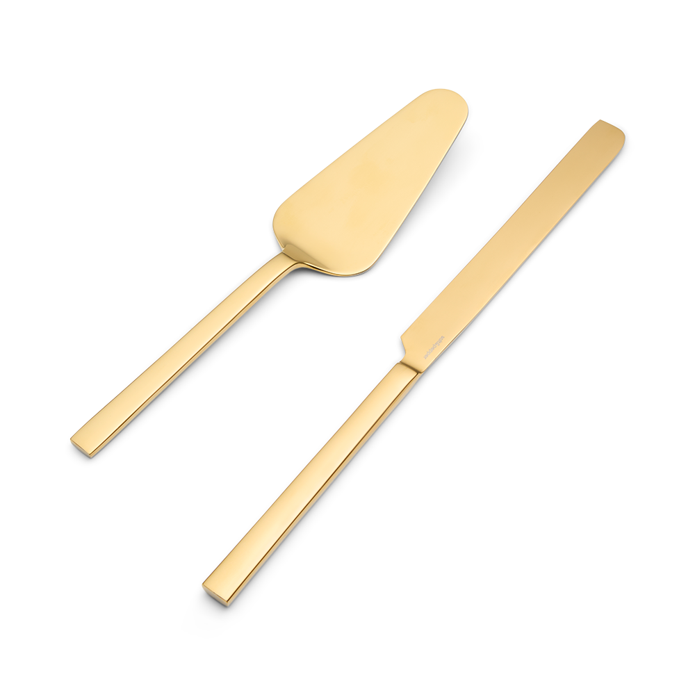 Salt & Pepper Kai Cake Server Set 2 Piece