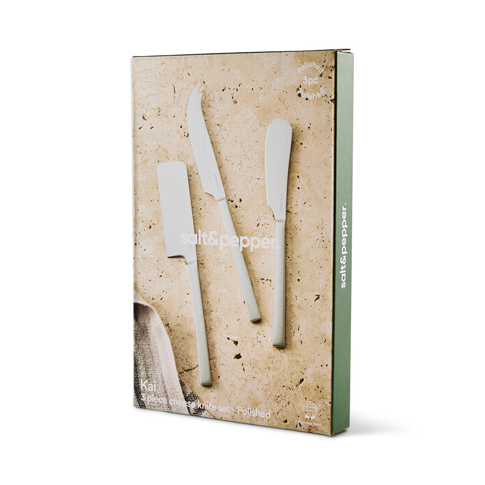 Salt & Pepper Kai Cheese Knife Set 3 Piece
