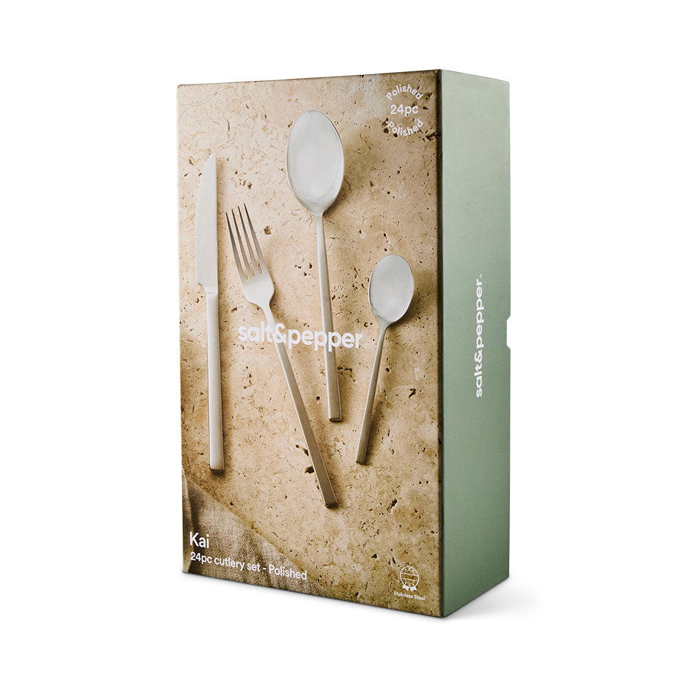 Salt & Pepper Kai Cutlery Set 24 Piece