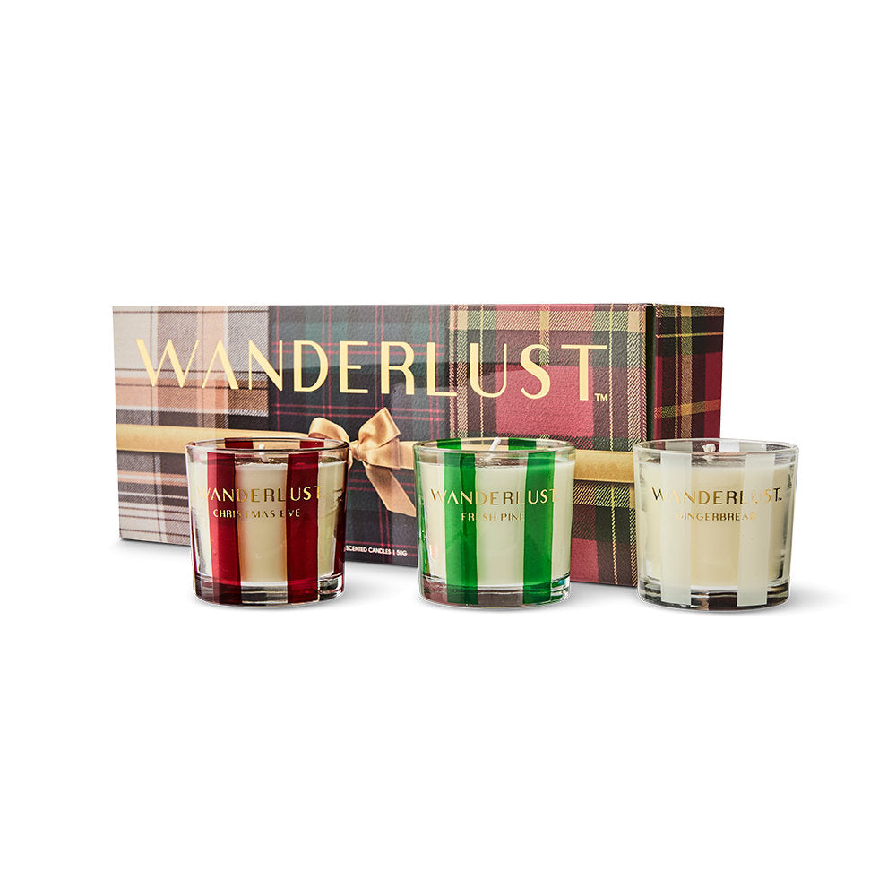 Wanderlust Limited Edition Christmas Candle Set 50g