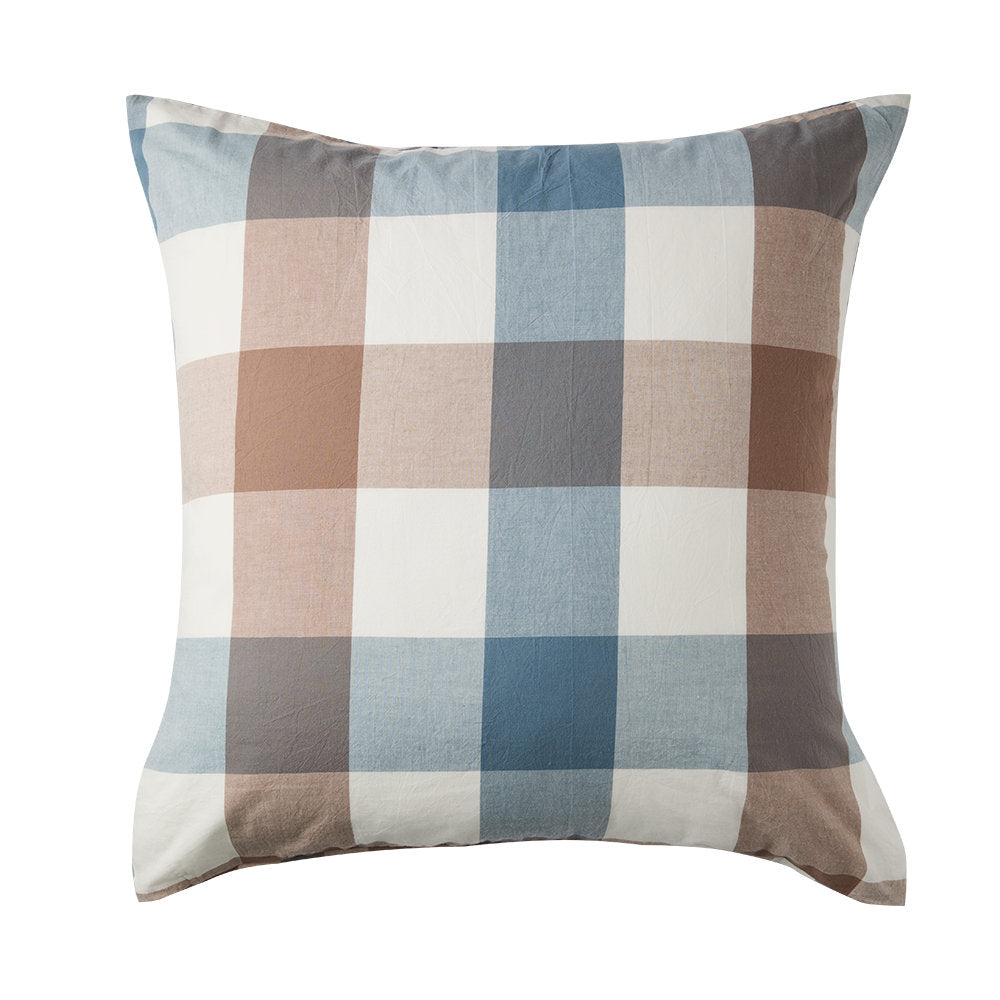 MyHouse Denver Check European Pillowcase