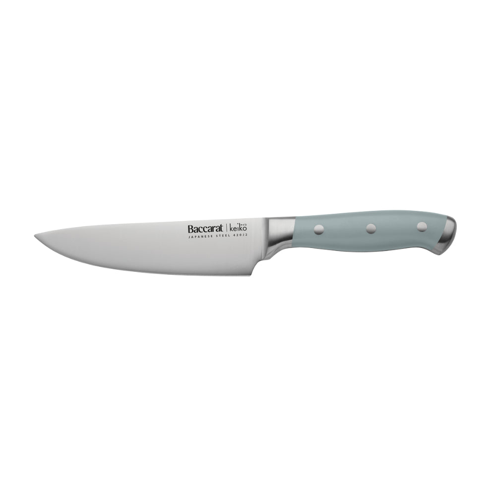 Baccarat Keiko Miro 7 Piece Knife Block Mist