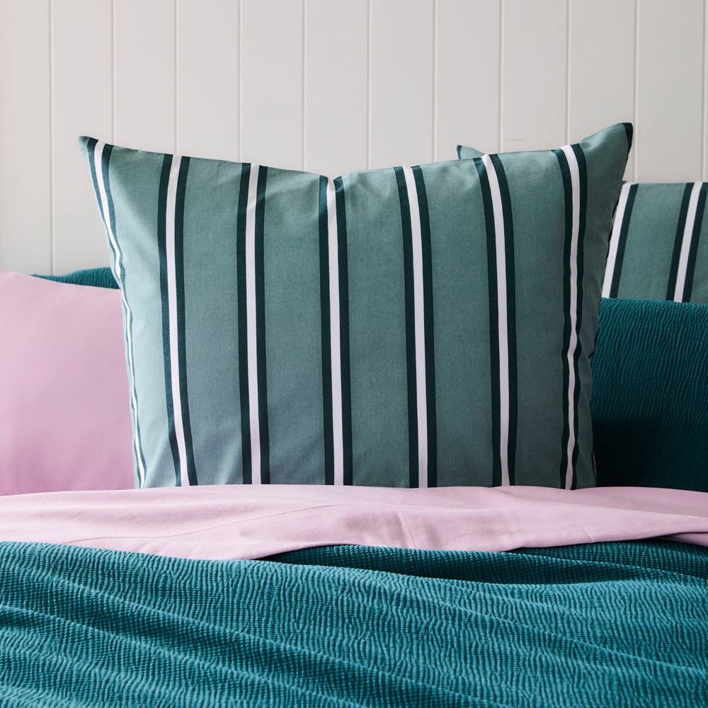Adorn Living Stripe European Pillowcase