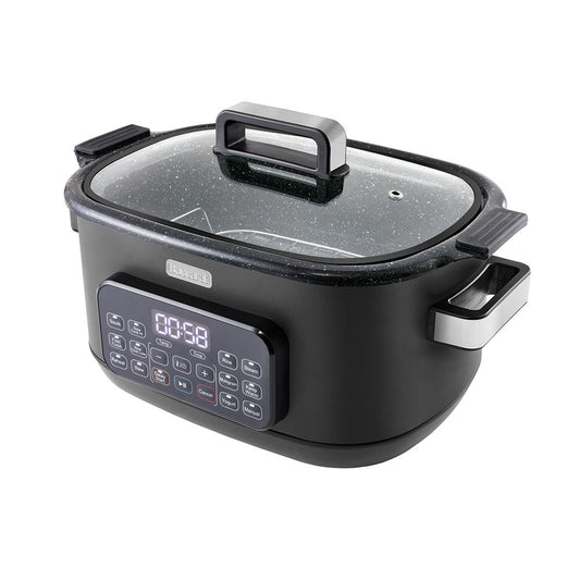 Baccarat GREEN STONE Sear Slow Cooker 6L Black
