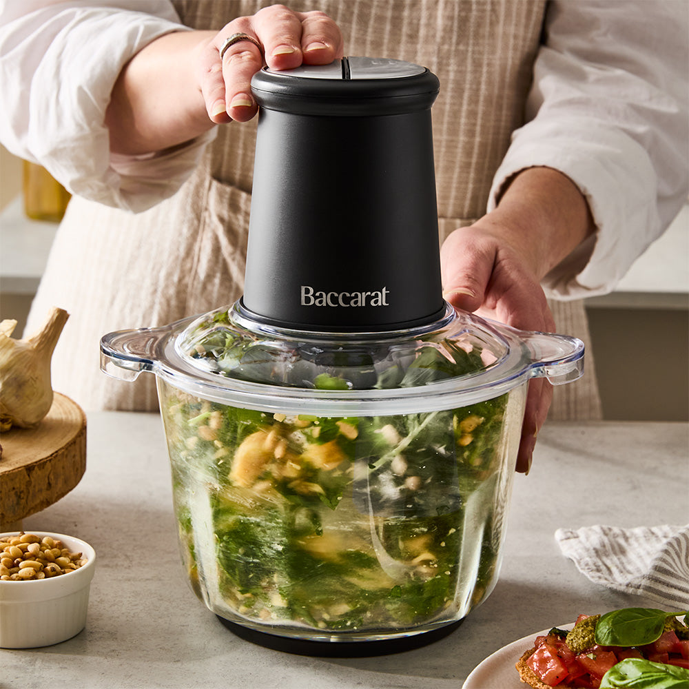 Baccarat The Healthy Prep Glass Food Processor 2L Black