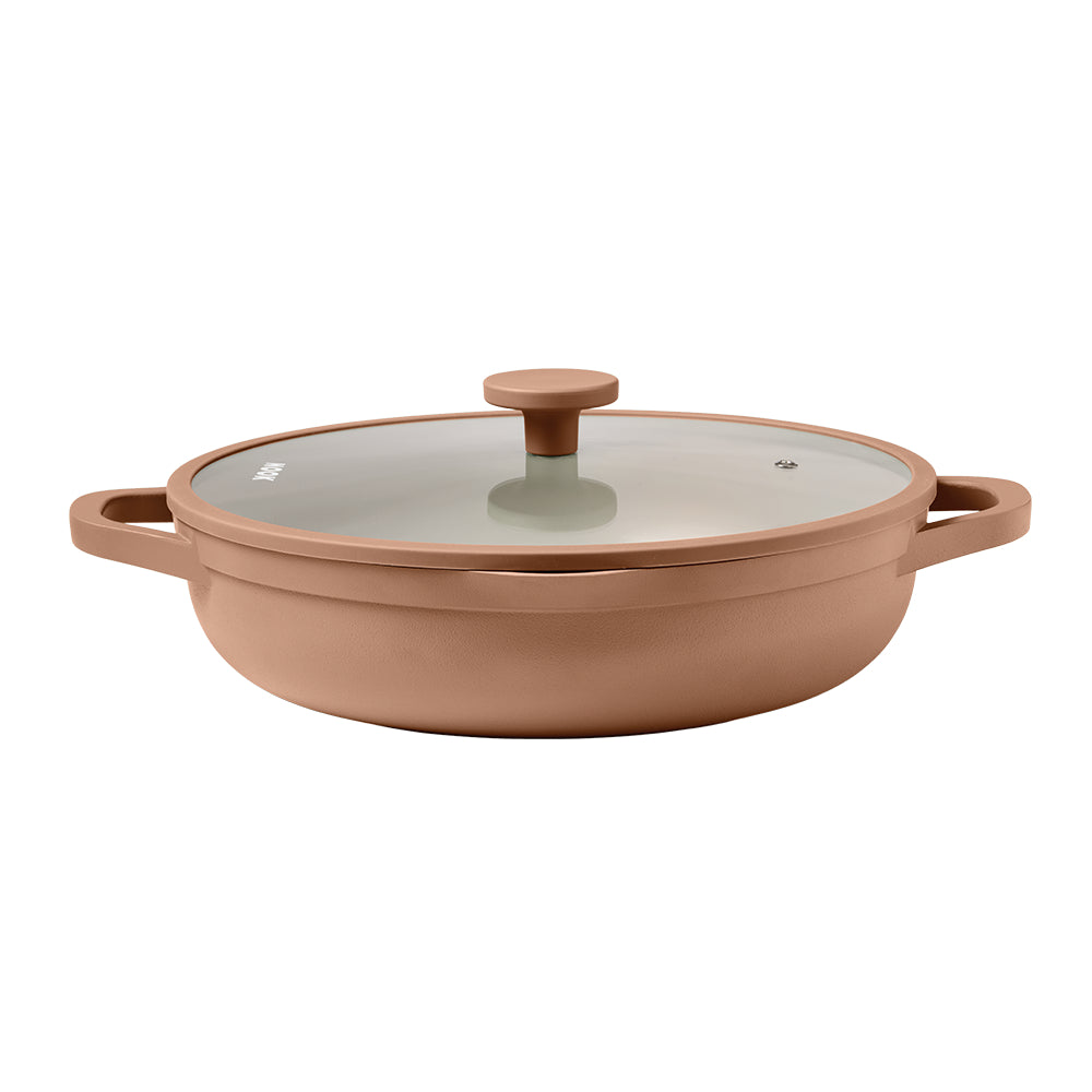 NOOK by Baccarat 9 Piece Cookware Set Terracotta