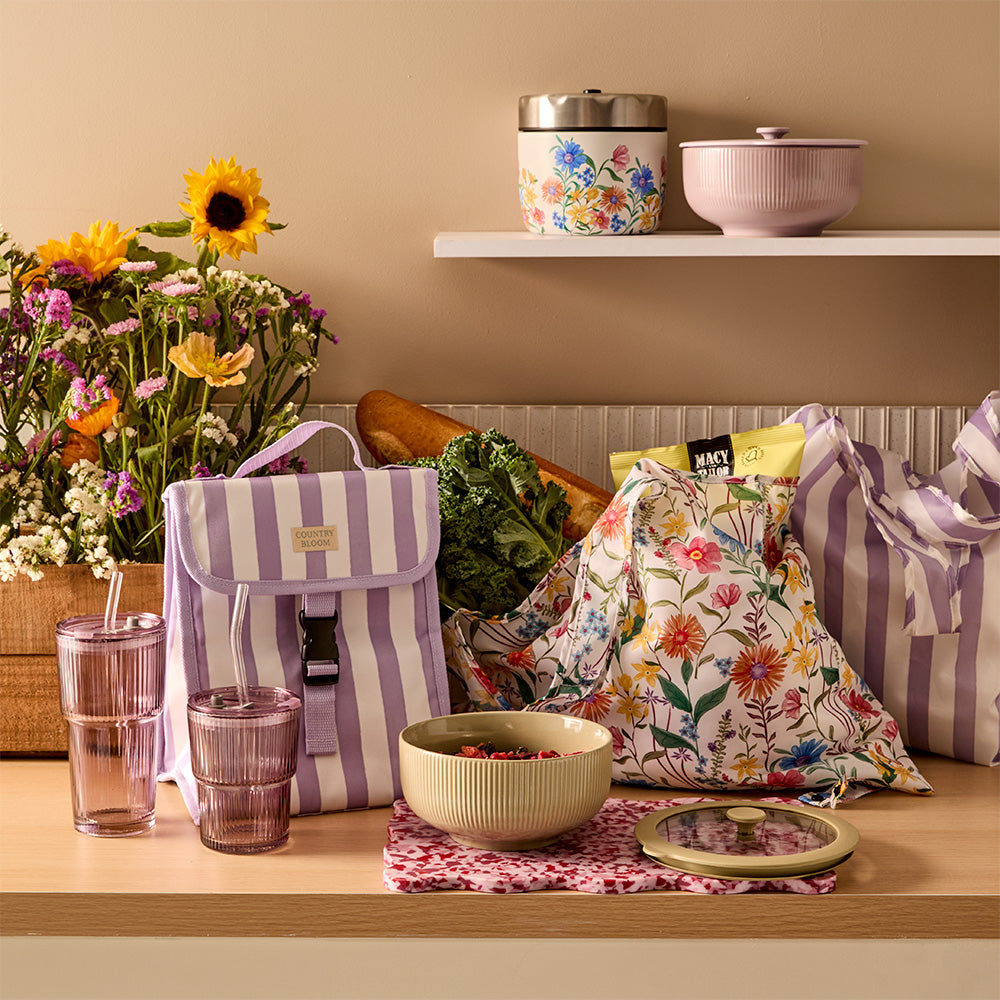 Alex Liddy Country Bloom Lunch Bag Stripe