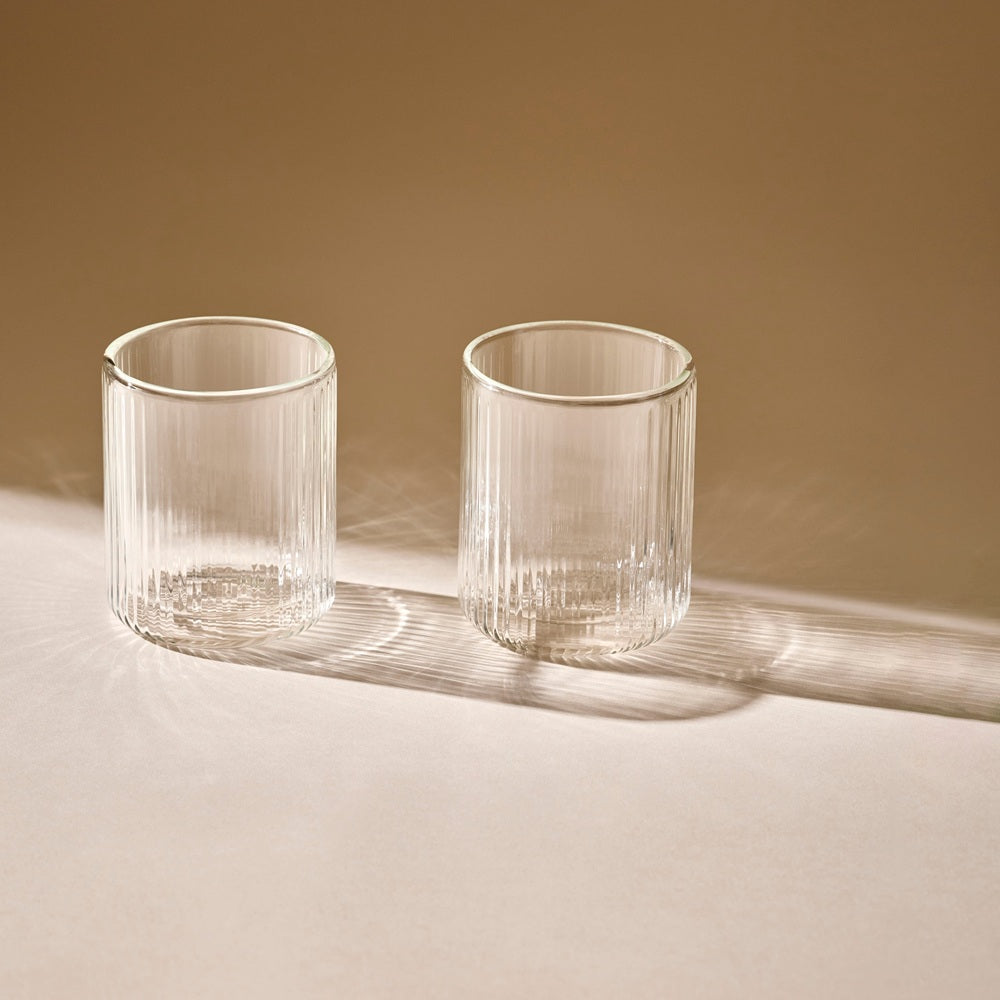 Salt & Pepper Brew Double Wall Latte Glasses 230ml Set of 2