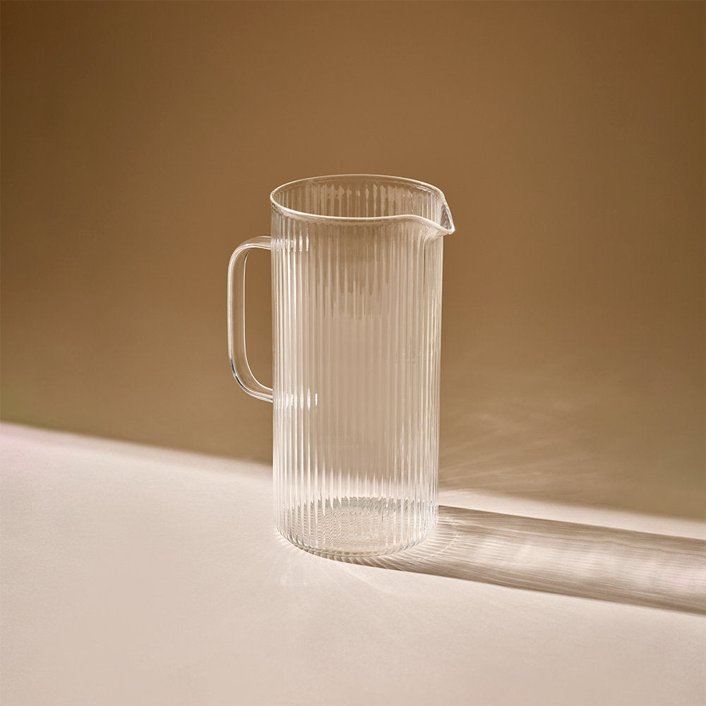 Salt & Pepper Brew Ribbed Jug 2L