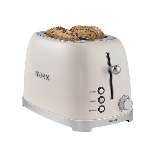 NOOK by Baccarat 2 Slice Toaster Cream