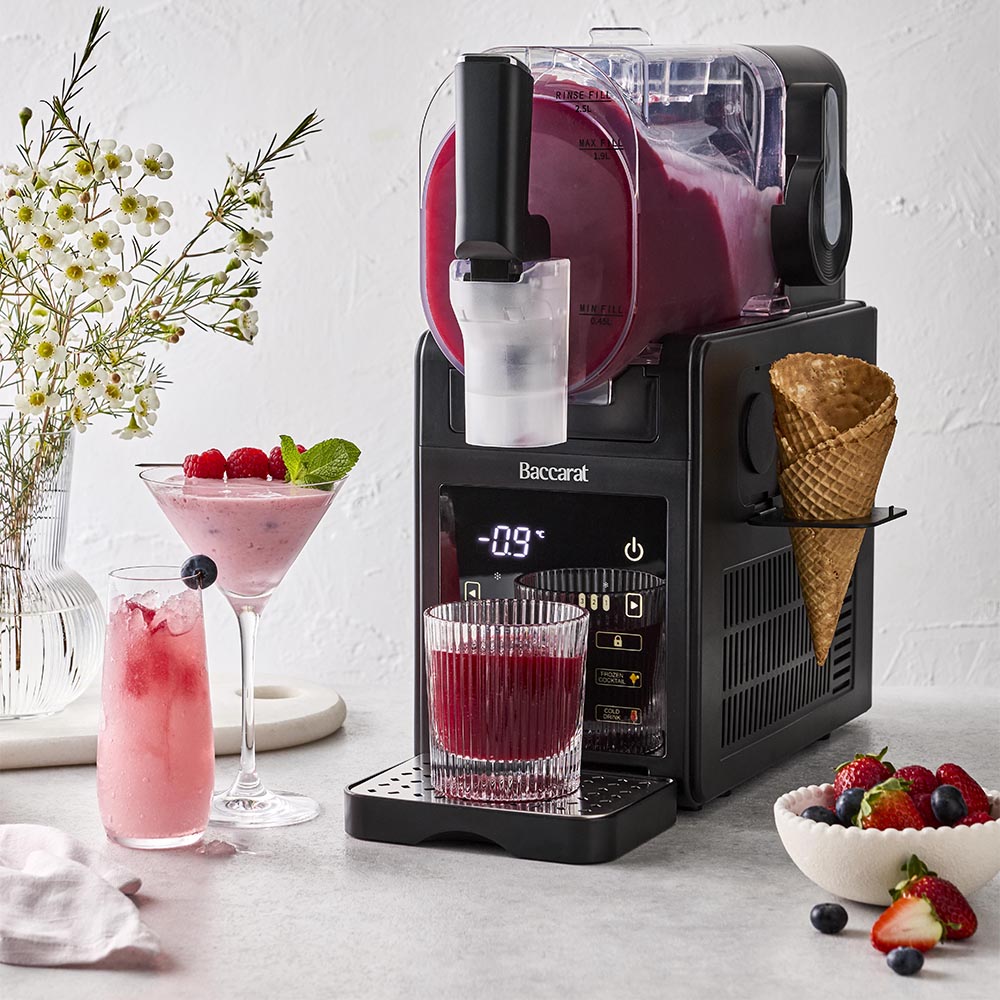 Baccarat The Swirle XXL Slushie & Ice Cream Machine Black