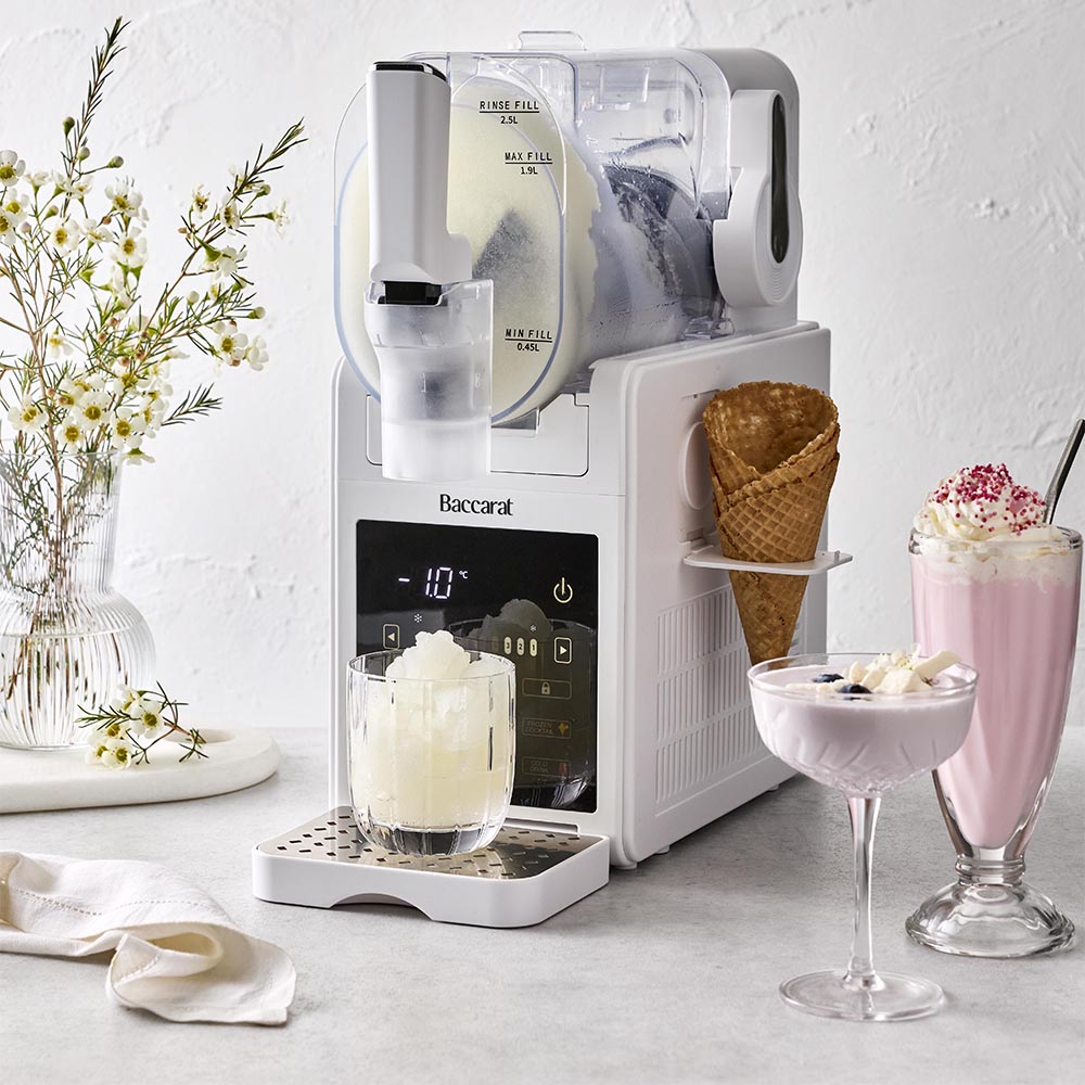 Baccarat The Swirle XXL Slushie & Ice Cream Machine White